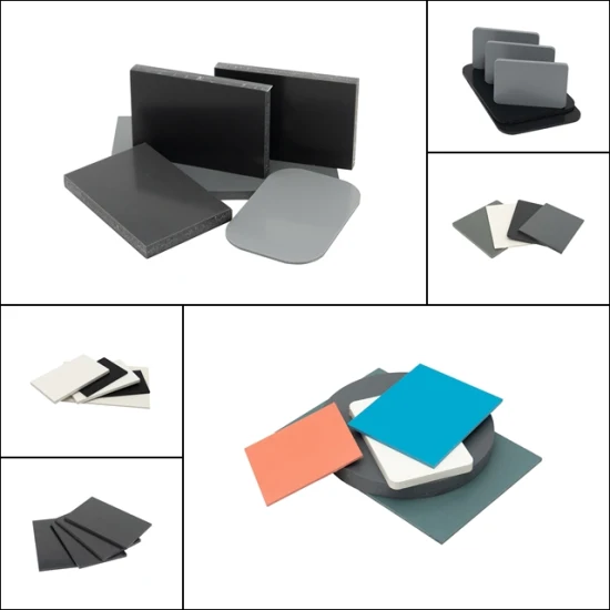 Hard Furniture Use Material Rigid Foam Board PVC Sheet White Black Yellow Grey Red Color PVC Hard Plastic Board